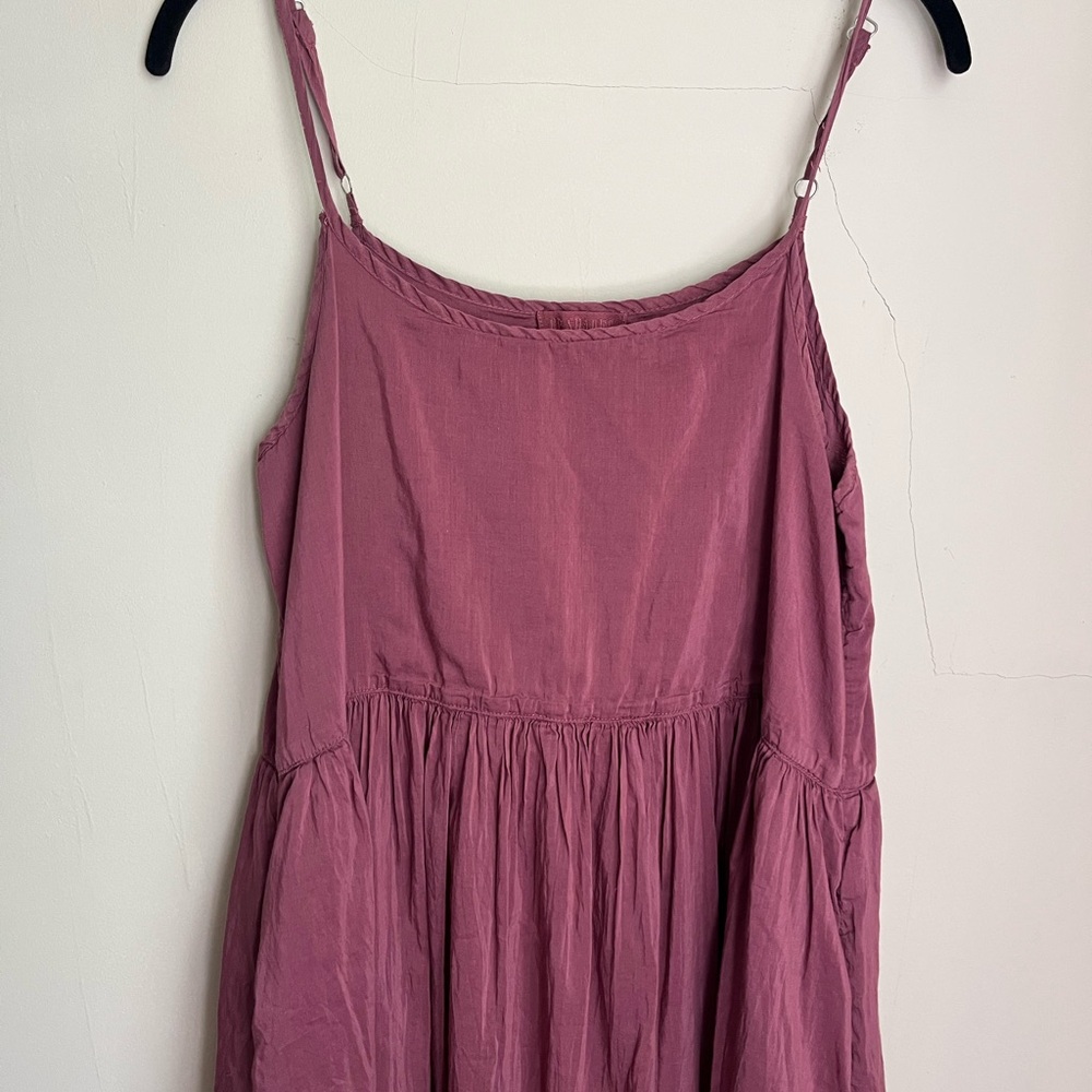 CP SHADES mauve cotton silk sundress - Picture 2 of 14